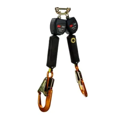 Picture of 3M™ DBI-SALA® 6' Nano-Lok™ Twin-Leg Quick Connect Self Retracting Lifeline, Web, Class 1 ANSI