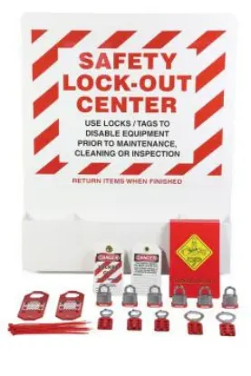 Picture of Heavy-Duty Aluminum Big Pocket Lockout Board w/supplies