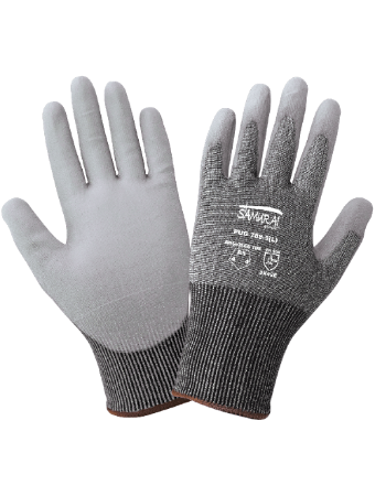 Picture of ANSI Cut 5 glove, 18 gauge, PU coated, PER DZ, CHOOSE SIZE!