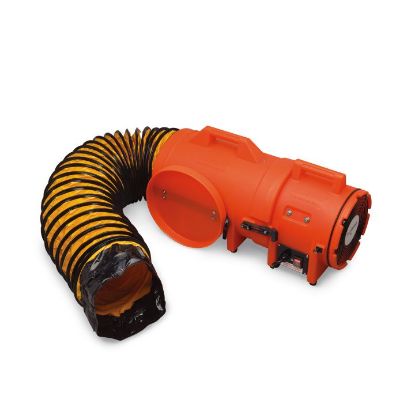 Picture of 8″ Axial AC Plastic Blower w/ Compact Canister & Ducting