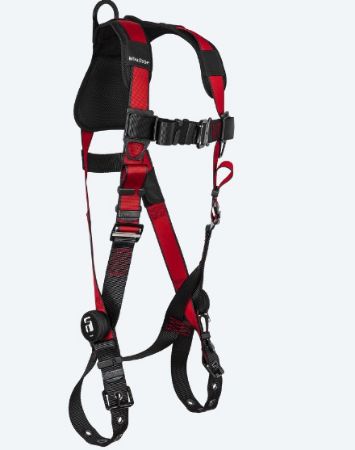Picture of Tradesman® Pro 1D Standard Non-belted Full Body Harness, Tongue Buckle Leg Adjustment, CHOOSE SIZE