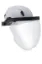 Picture of Studson Full Brim Face Shield - Clear, with bracket, (Helmet NOT included) per each